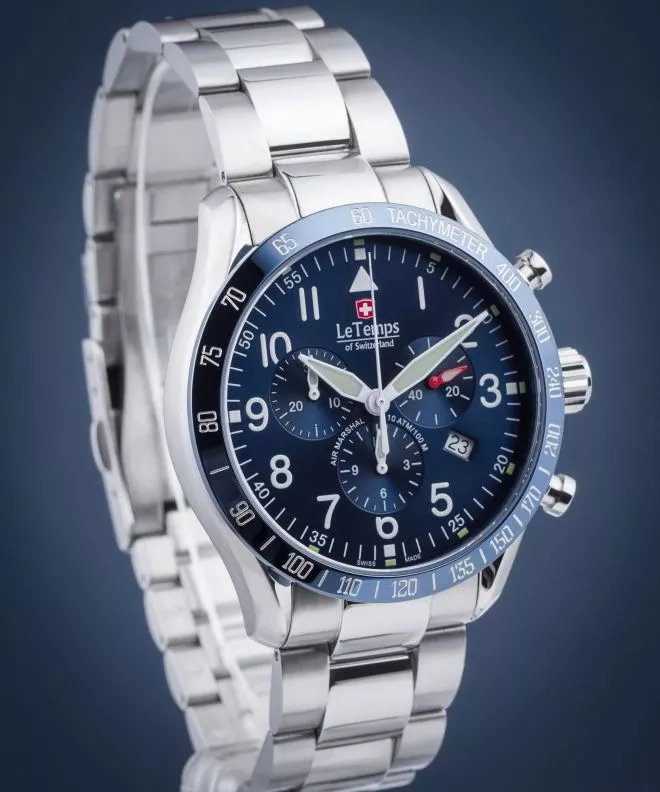 Le Temps Air Marshal Chronograph watch LT1041.13BS01