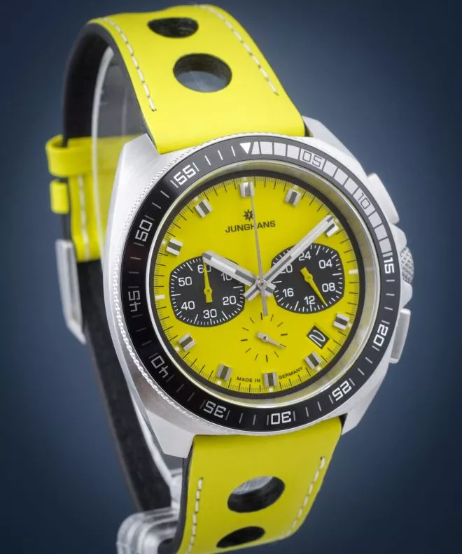 Junghans 1972 Chronoscope FIS Lemon Limited Edition watch 041/4369.00