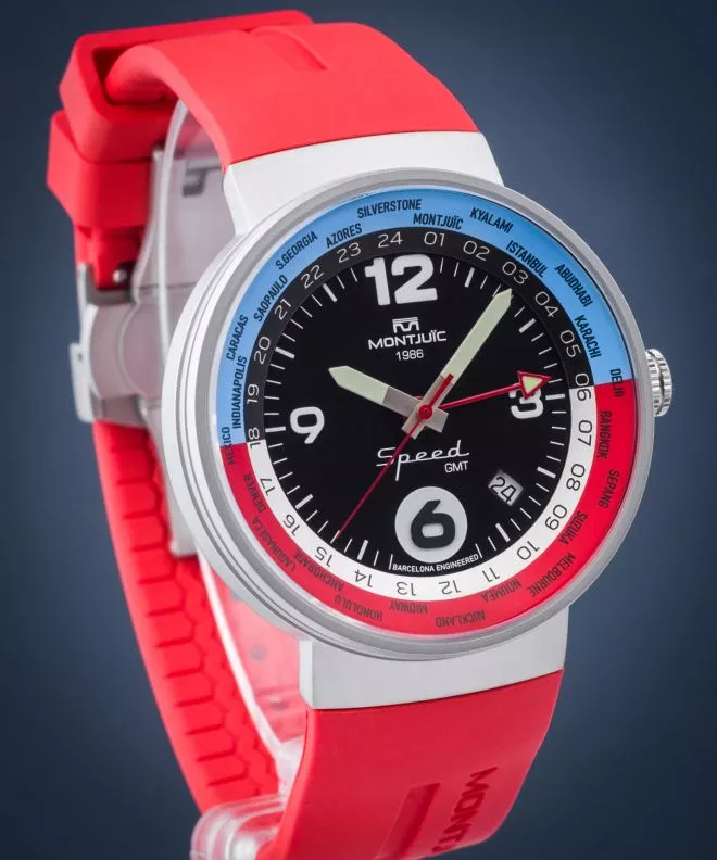 Montjuic Speed GMT Red Outback watch MJ3.0203.S