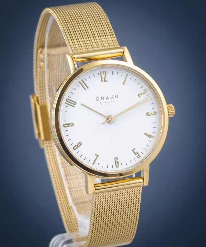 Obaku Brink Lille-Gold watch V248LXGIMG