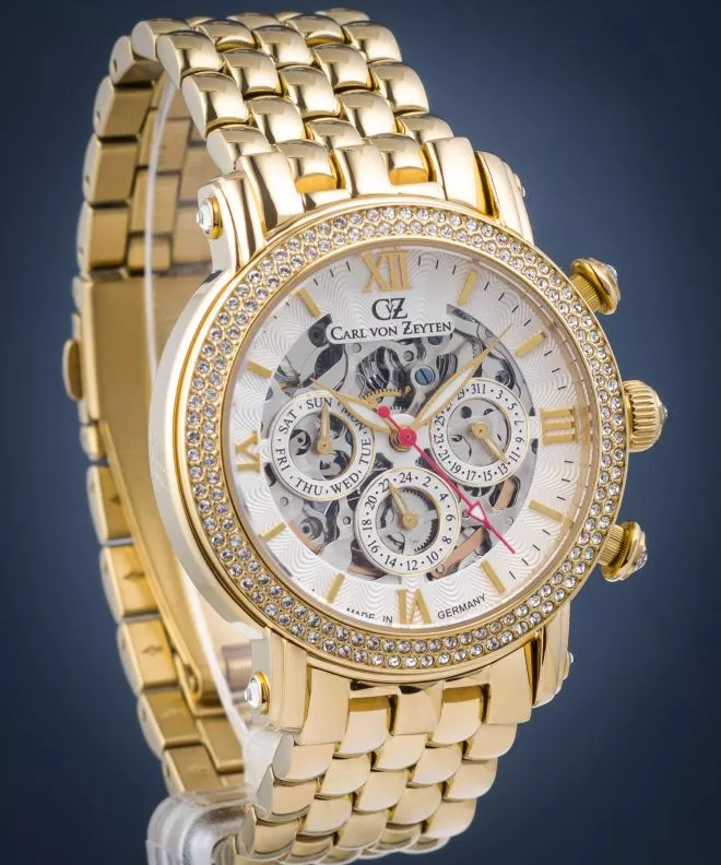 Carl von Zeyten Kniebis Skeleton Automatic ladies watch CVZ0062GWMS