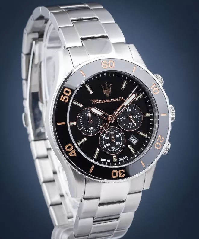 Maserati Competizione Diver Chronograph Gift SET watch R8873600001