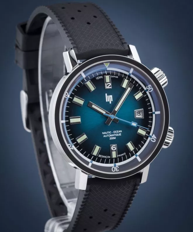 Lip Orologio Automatico Uomo 671521 | Cinturino In Gomma, Cassa Analogica