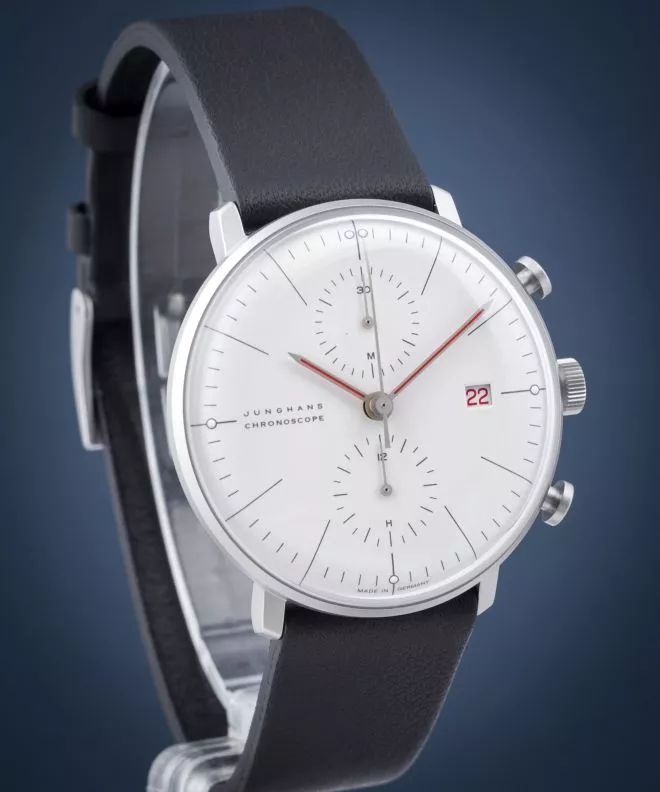 Junghans max bill Chronoscope Bauhaus watch 027/4303.02