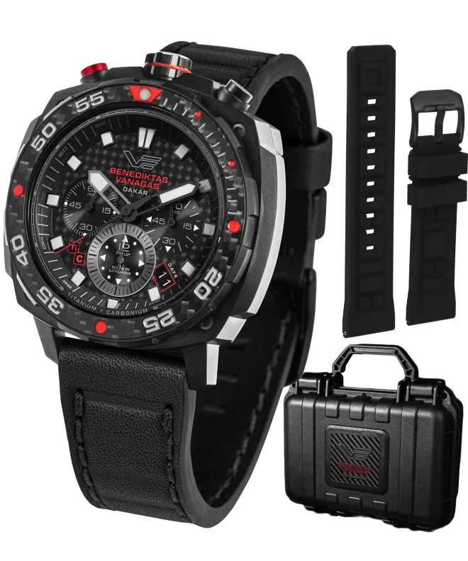 Vostok Europe Benediktas Vanagas Dakar Chronograph Europe Systema Periodicum Special Edition watch VK67-650J740