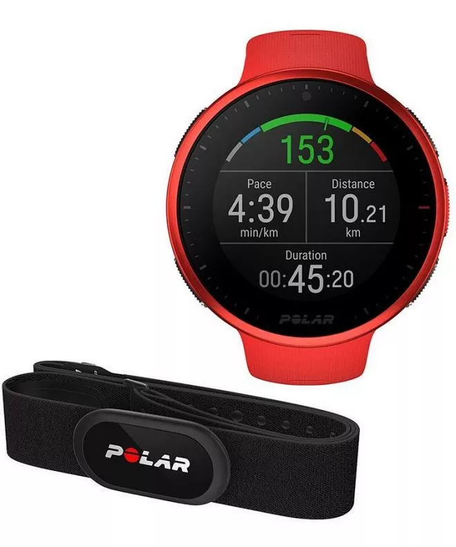 Polar Vantage V2 Heart rate sensor H10 red M/L Sports Watch 725882058917