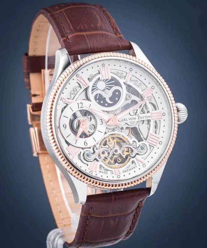 Carl von Zeyten Kirnbach  Skeleton Automatic watch CVZ0034RWHS
