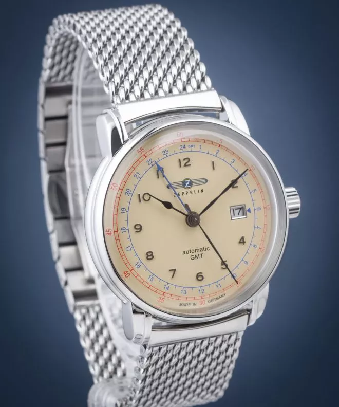 Zeppelin LZ129 Los Angeles GMT Automatic watch 7668M-5