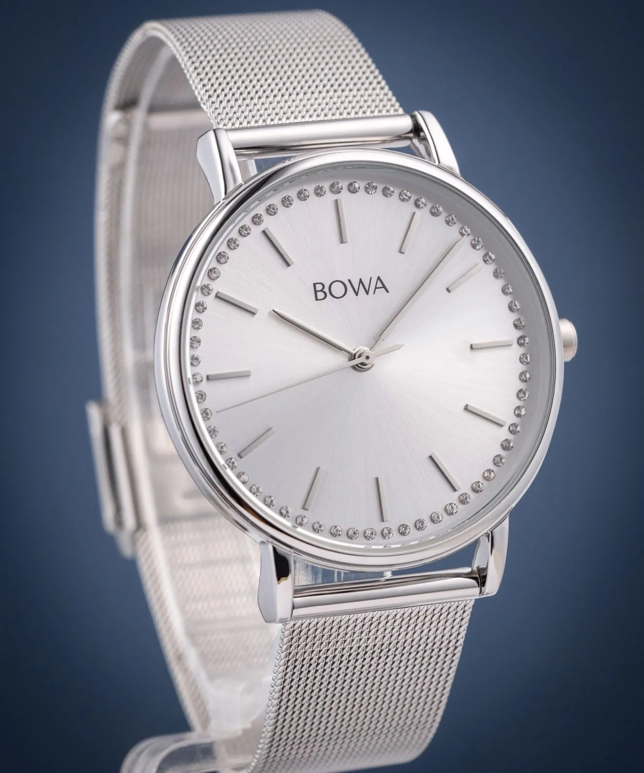 BOWA Rio Full Silver Mesh 38 ladies watch RI385-55-185M