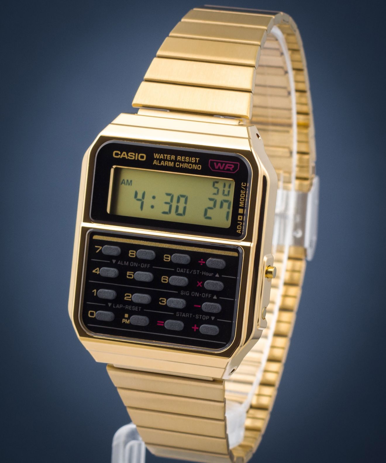 CASIO VINTAGE Mod. EDGY COLLECTION MESH STRAP - SILVER main image 1