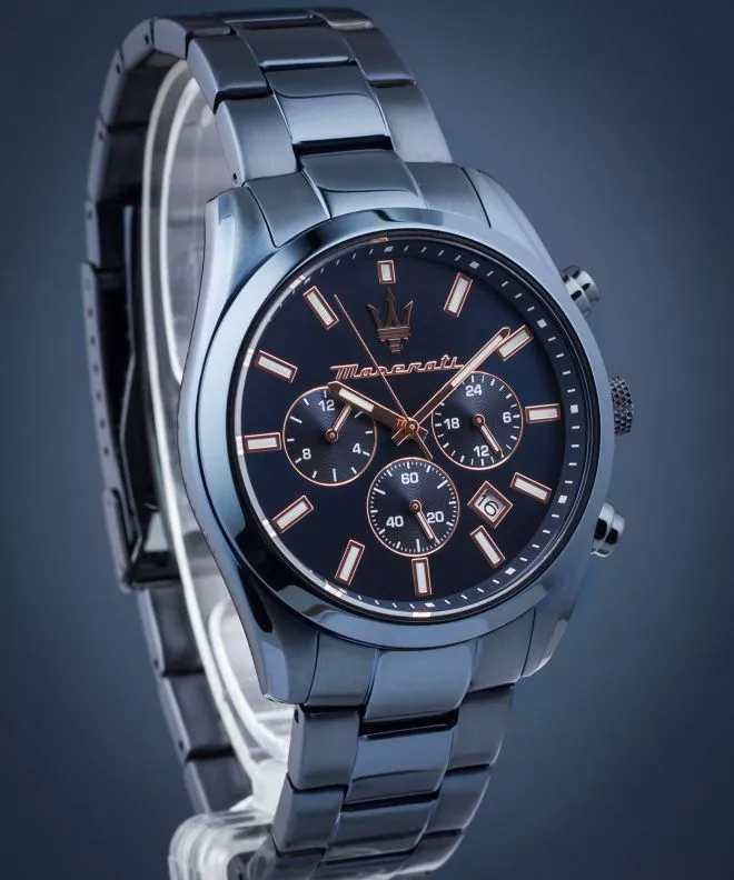 Maserati Attrazione Chronograph Blue Edition  watch R8873626003