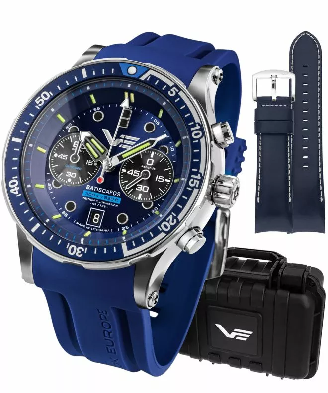 Vostok Europe Batiscafos Chronograph SET gents watch 6S21-511A772