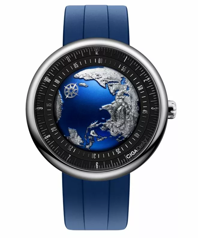 Ciga Design U Series Blue Planet II GPHG 2021 Titanium Automatic watch U033-TU02-W6U
