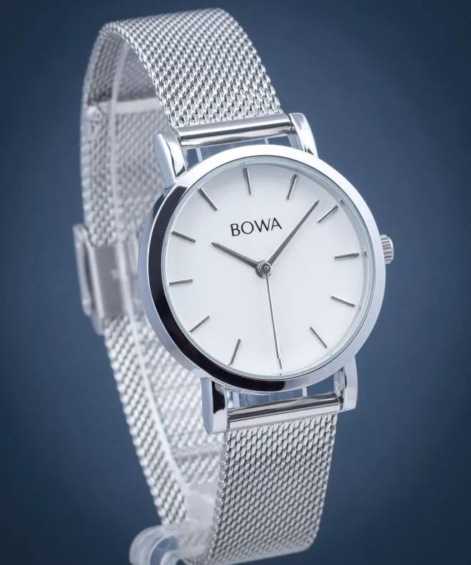 BOWA Tokyo White-Silver mesh 33  Women's Watch TO335-25-165M