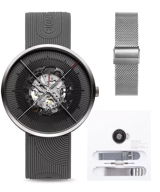 Ciga Design J Series Zen Automatic Mechanical Skeleton watch J011-SIBL-W35