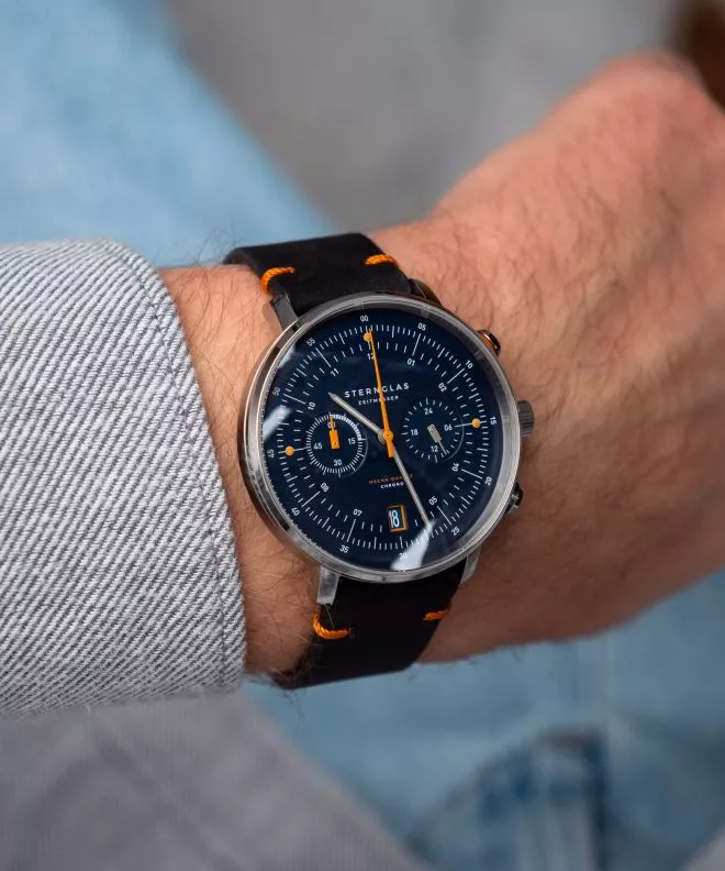 Sternglas Hamburg Ed Küstemm Chronograph watch S01-HC06-EB05