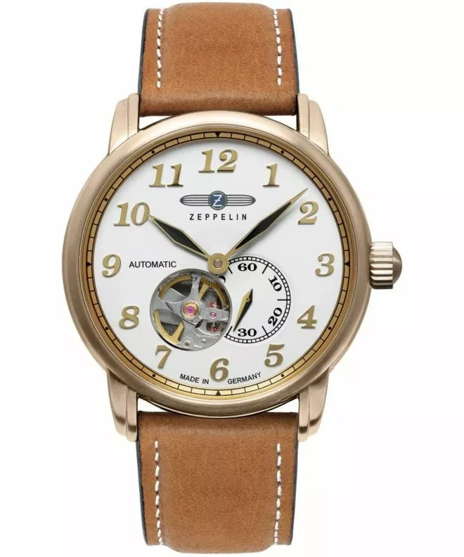 Orologio Zeppelin da uomo 76664 marrone Orologi da polso