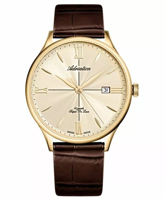 Adriatica Super de Luxe Mechanical gents watch A1230.1261MXLC