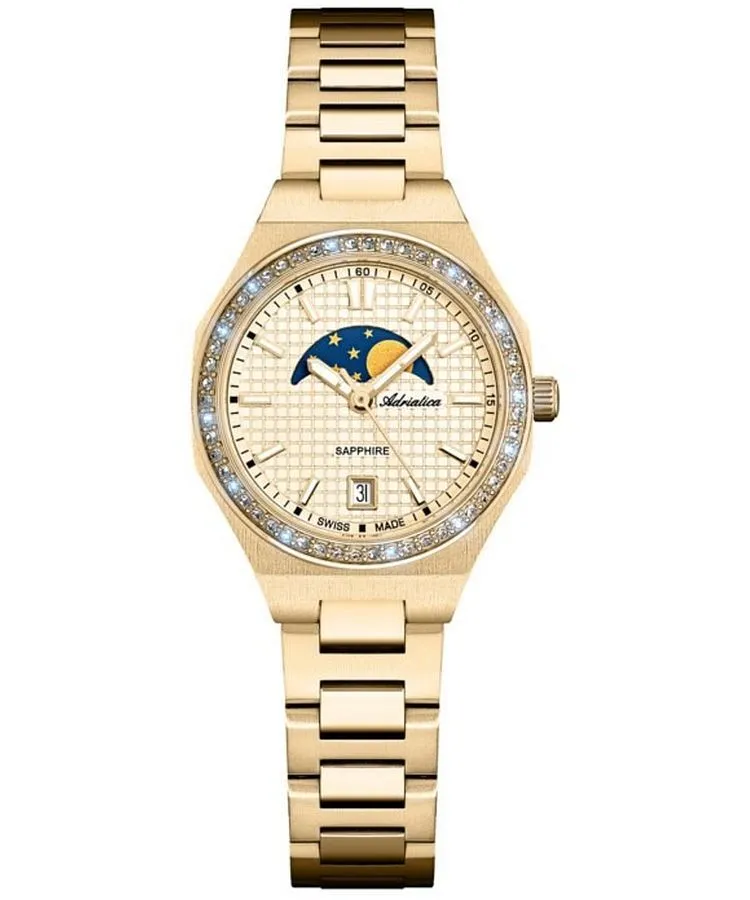 Adriatica Moonphase ladies watch A3326.1111SQZ