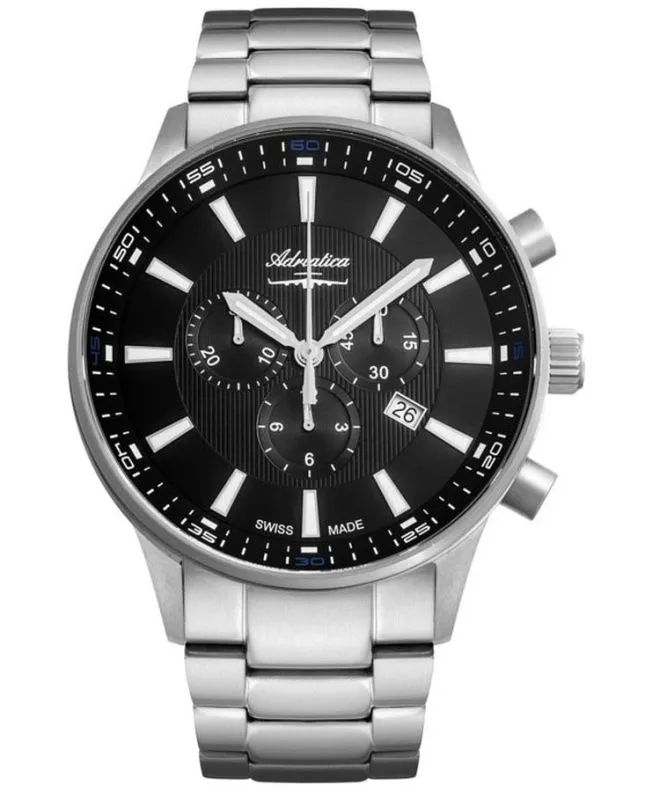 Adriatica Classic Titanium Chronograph gents watch A8281.4114CH2