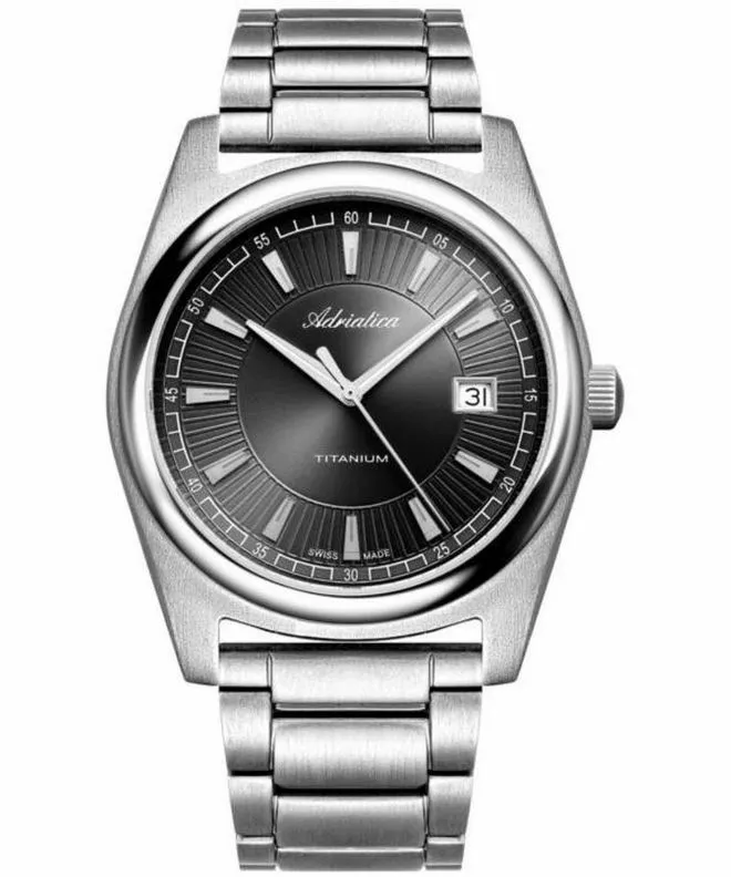 Adriatica Sapphire Titanium gents watch A8319.4116Q