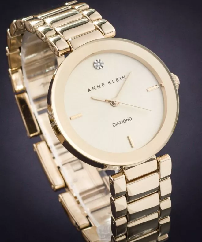Anne Klein Diamond Men's Watch AK-1362CHGB