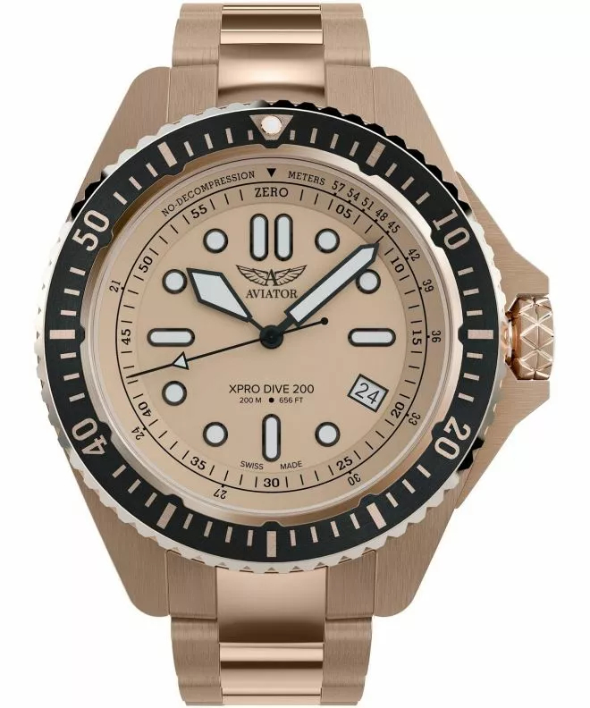 Aviator XPRO Dive 200 gents watch V.1.42.2.374.5