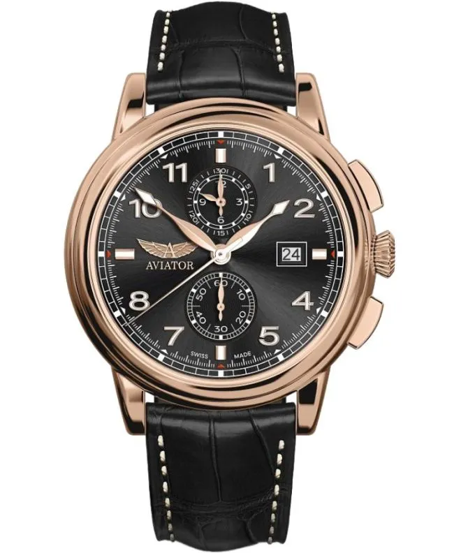 Aviator Douglas DC-3 Chronograph Limited Edition gents watch V.2.45.2.406.4