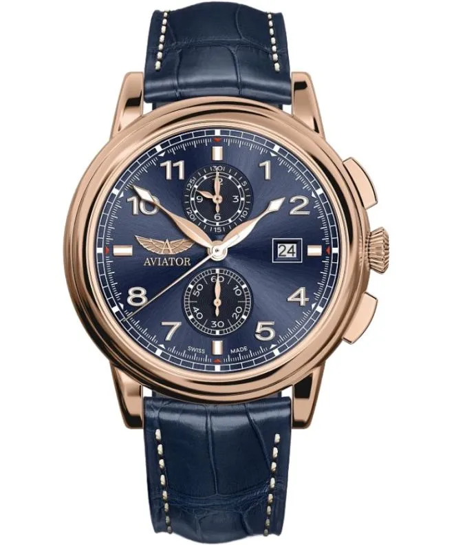 Aviator Douglas DC-3 Chronograph Limited Edition gents watch V.2.45.2.408.4