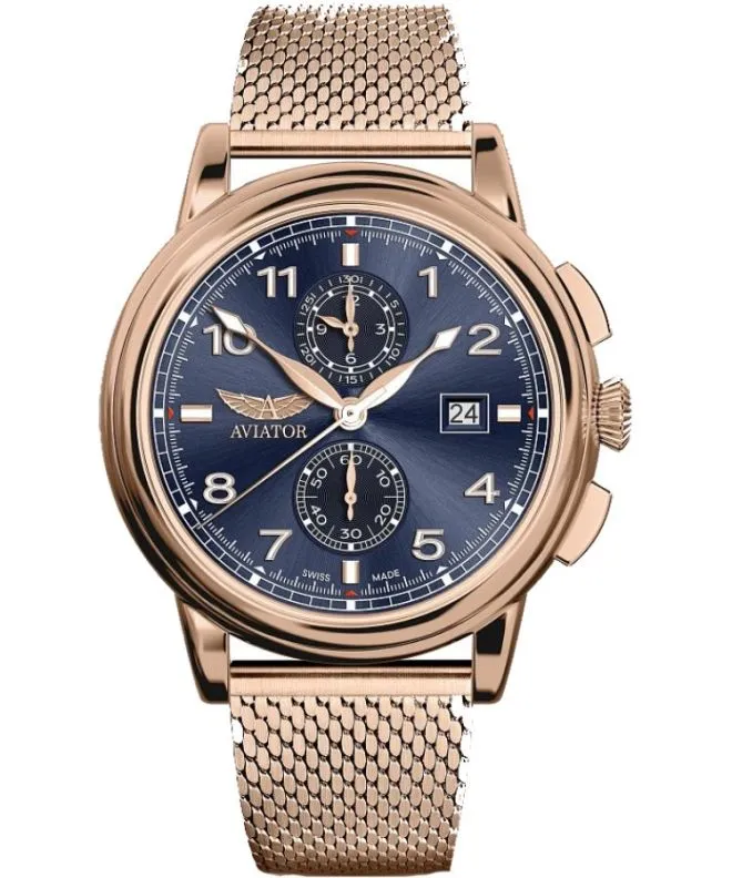 Aviator Douglas DC-3 Chronograph Limited Edition gents watch V.2.45.2.408.5
