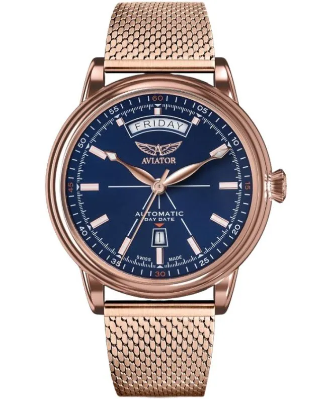 Aviator Douglas Day-Date Automatic Limited Edition gents watch V.3.20.2.225.5