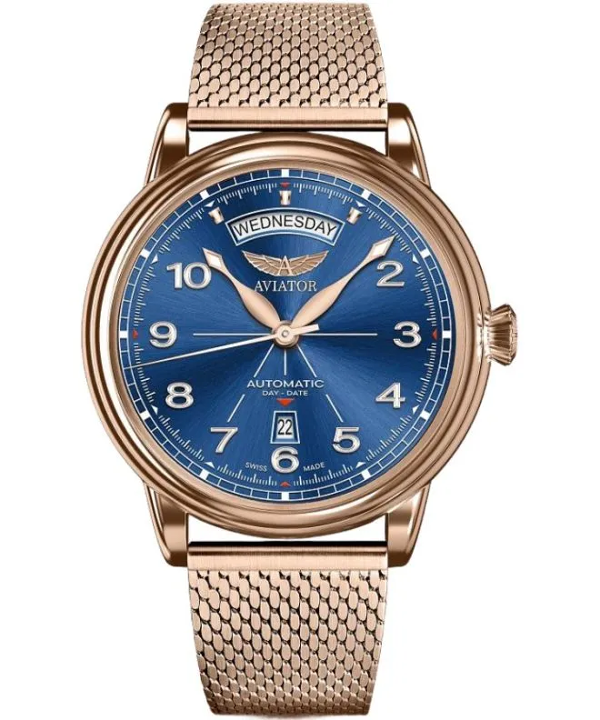 Aviator Douglas DC-3 Day-Date Automatic Limited Edition gents watch V.3.44.2.402.5