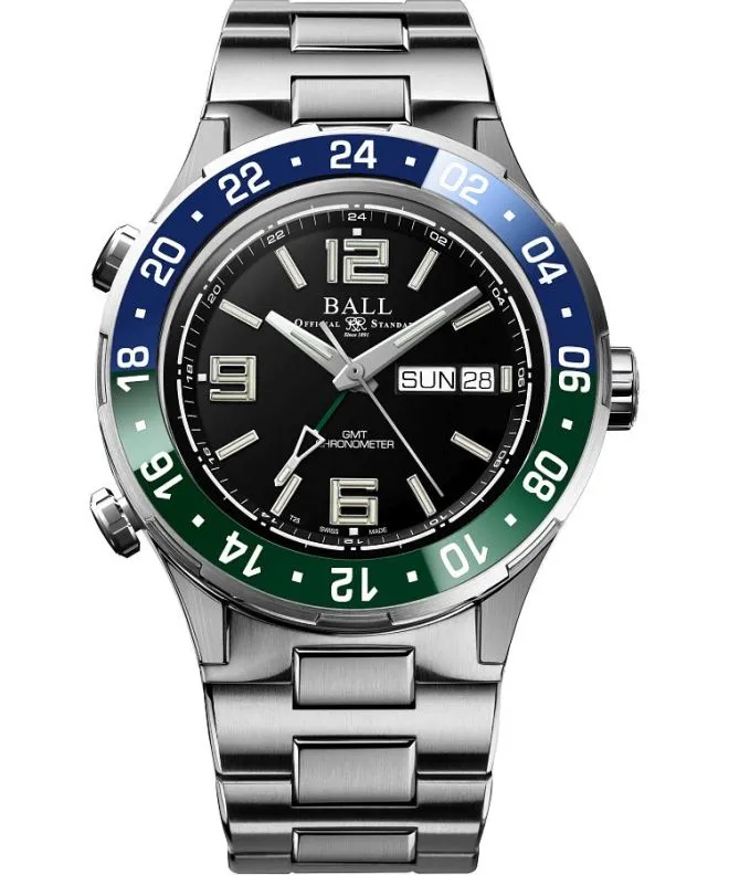 Ball Roadmaster Marine GMT Automatic Titanium gents watch DG3000A-S9CJ-BK