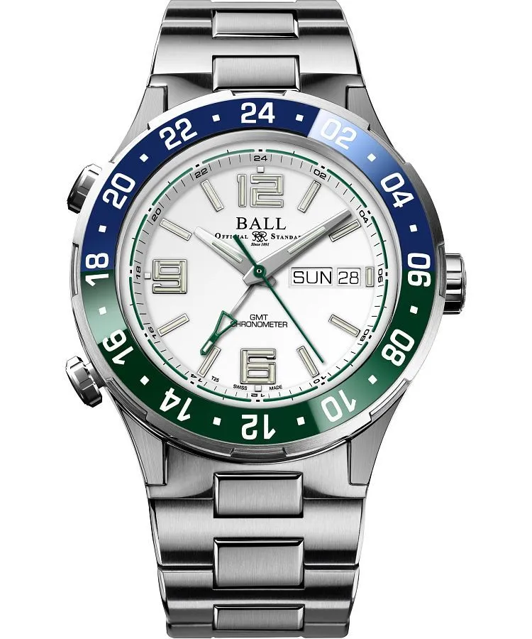 Ball Roadmaster Marine GMT Automatic Titanium Chronograph Limited Edition gents watch DG3030B-S9CJ-WH