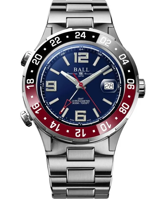 Ball Roadmaster Pilot GMT Automatic Titanium Chronograph Limited Edition gents watch DG3038A-S1C-BE