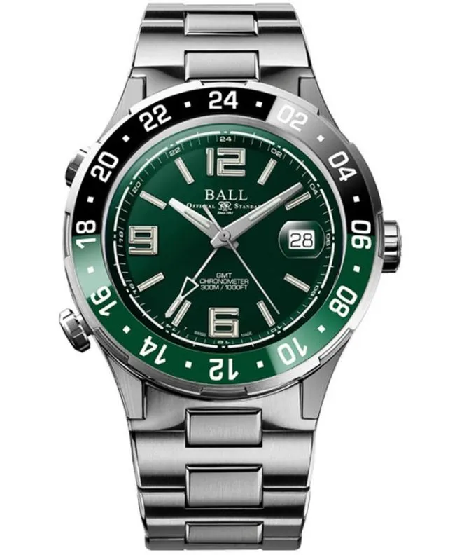 Ball Roadmaster Pilot GMT Automatic Titanium Chronograph gents watch DG3038A-S3C-GR