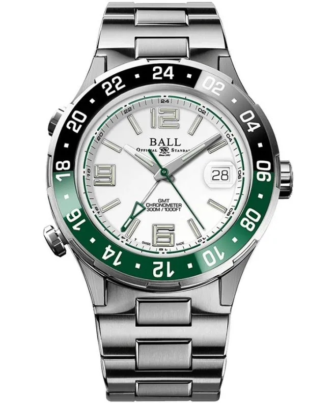 Ball Roadmaster Pilot GMT Automatic Titanium Limited Edition gents watch DG3038A-S3C-WH