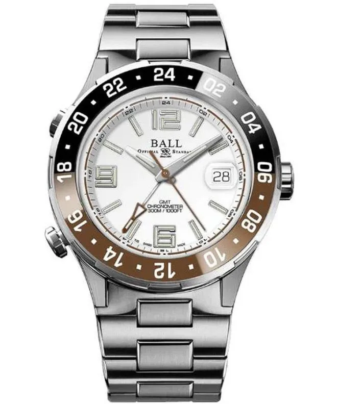 Ball Roadmaster Pilot GMT Automatic Titanium Chronograph Limited Edition gents watch DG3038A-S5CJ-WH