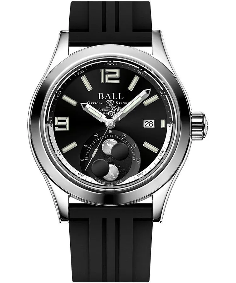 Ball Engineer II Moon Phase Chronometer, Amortiser® Automatic Limited Edition gents watch NM2028C-P45C-BK