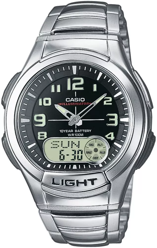 Casio Digital-Analogue Men's Watch AQ-180WD-1BV