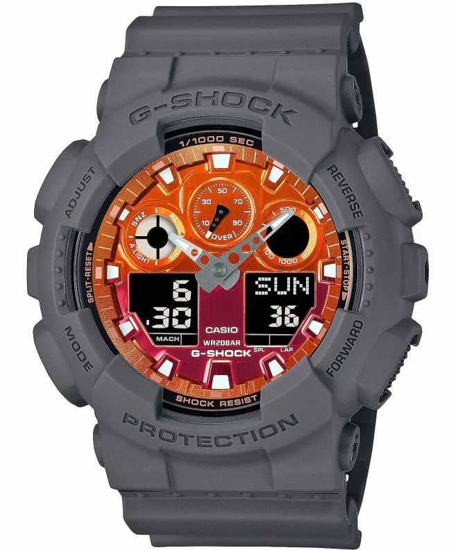 Casio G-Shock Analog-Digital gents watch GA-100FL-8AER