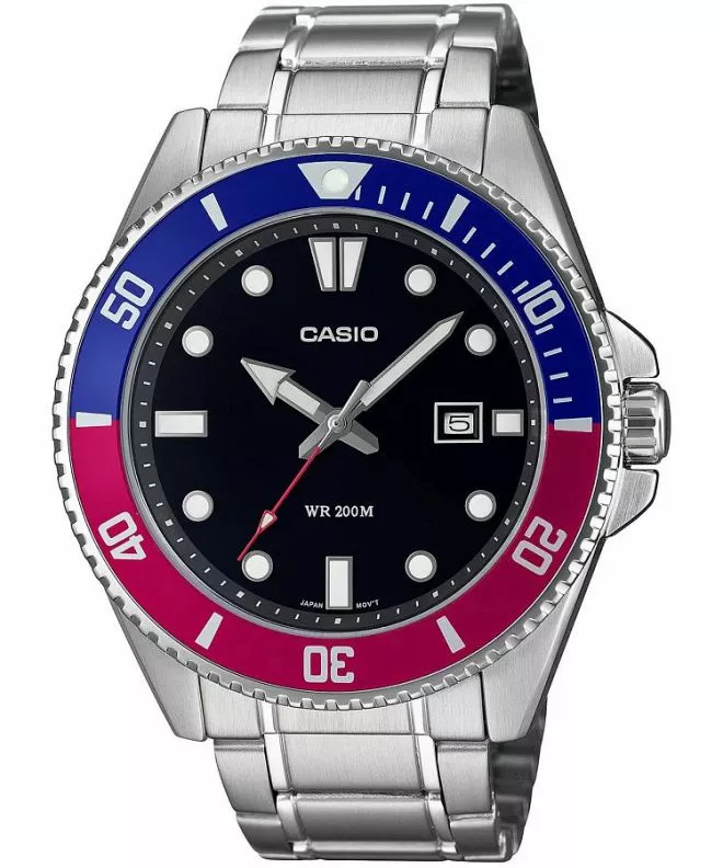 Casio Duro Pepsi Diver gents watch MDV-107D-1A3VEF