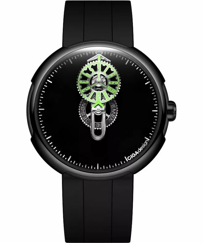 Ciga Design Time Cipher Automatic Skeleton gents watch T021-SIGR-6B