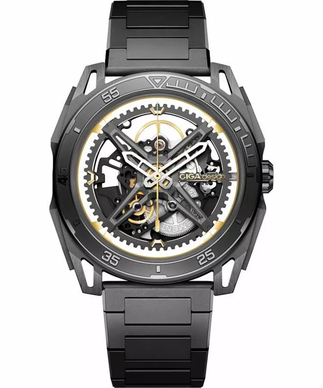 Ciga Design Falcon Automatic Skeleton gents watch Z039-GG01-1G