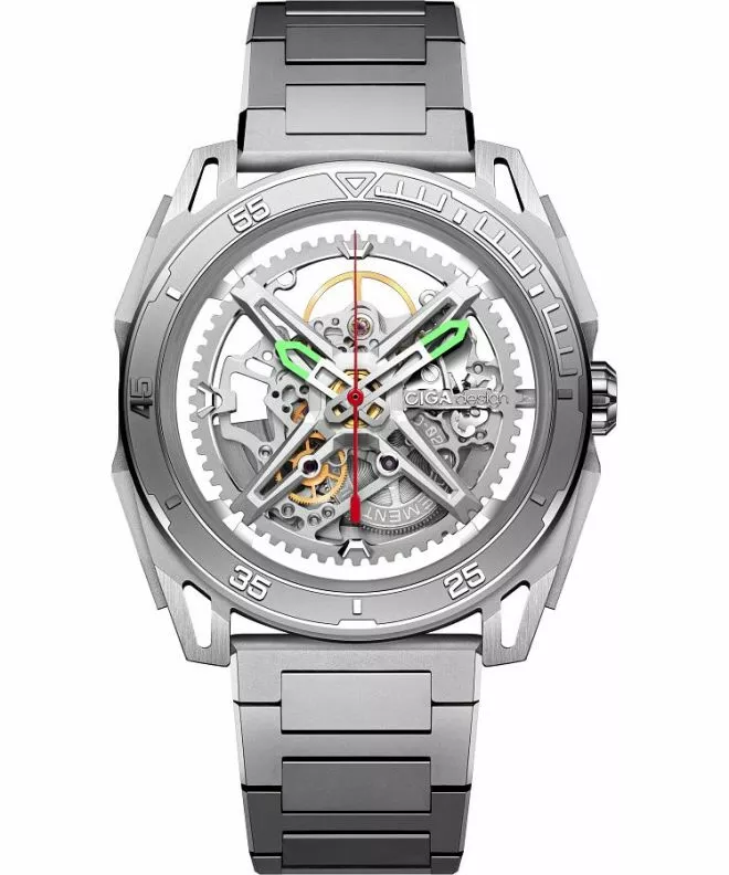 Ciga Design Falcon Automatic Skeleton gents watch Z039-SS01-1S