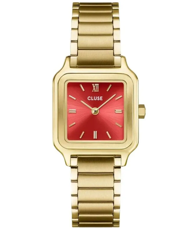 Cluse Gracieuse Petite Steel Watermelon Red ladies watch CW11827