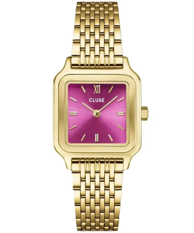 Cluse Gracieuse Petite Steel Fuchsia Pink ladies watch CW11829