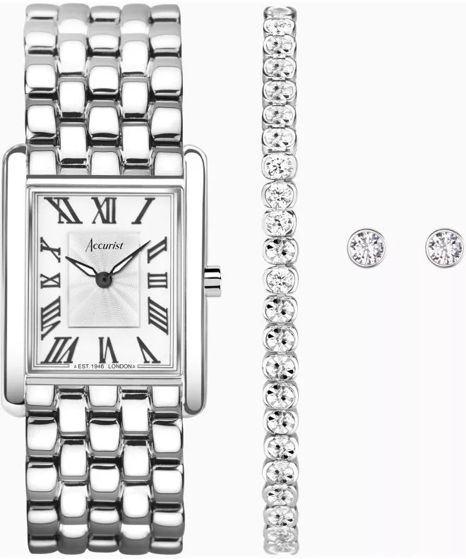 ACCURIST Rectangle Gift Set ladies watch 89002