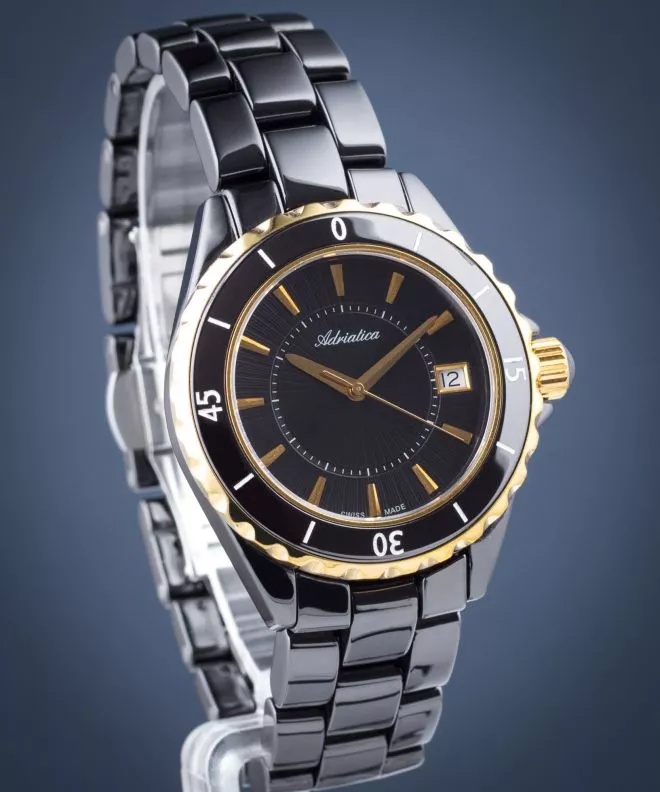 Adriatica Ceramic Sapphire Women's Watch A3650.F114Q