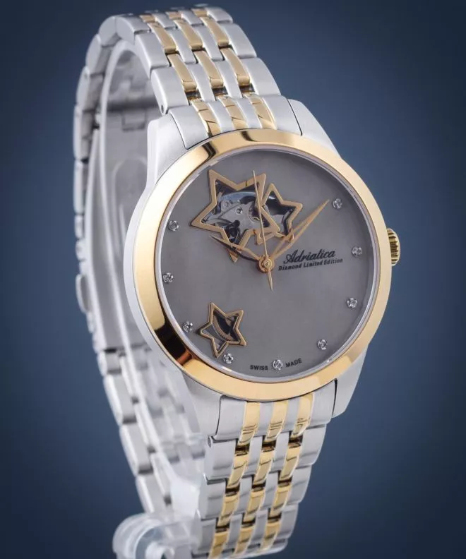Adriatica Diamond Automatic Limited Edition Women's Watch A3333.214ZA